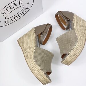 Steve Madden Josey Wedge Espadrille Sandal 9.5